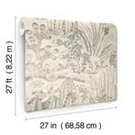 York Wallcoverings Lotus Land Cacti wallpaper, color Dune, SKU MT5633