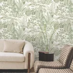 York Wallcoverings Lotus Land Cacti wallpaper, color Palm, SKU MT5631