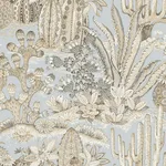 York Wallcoverings Lotus Land Cacti wallpaper, color Sky Blue, SKU MT5634