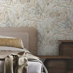 York Wallcoverings Lotus Land Cacti wallpaper, color Sky Blue, SKU MT5634