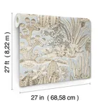 York Wallcoverings Lotus Land Cacti wallpaper, color Sky Blue, SKU MT5634