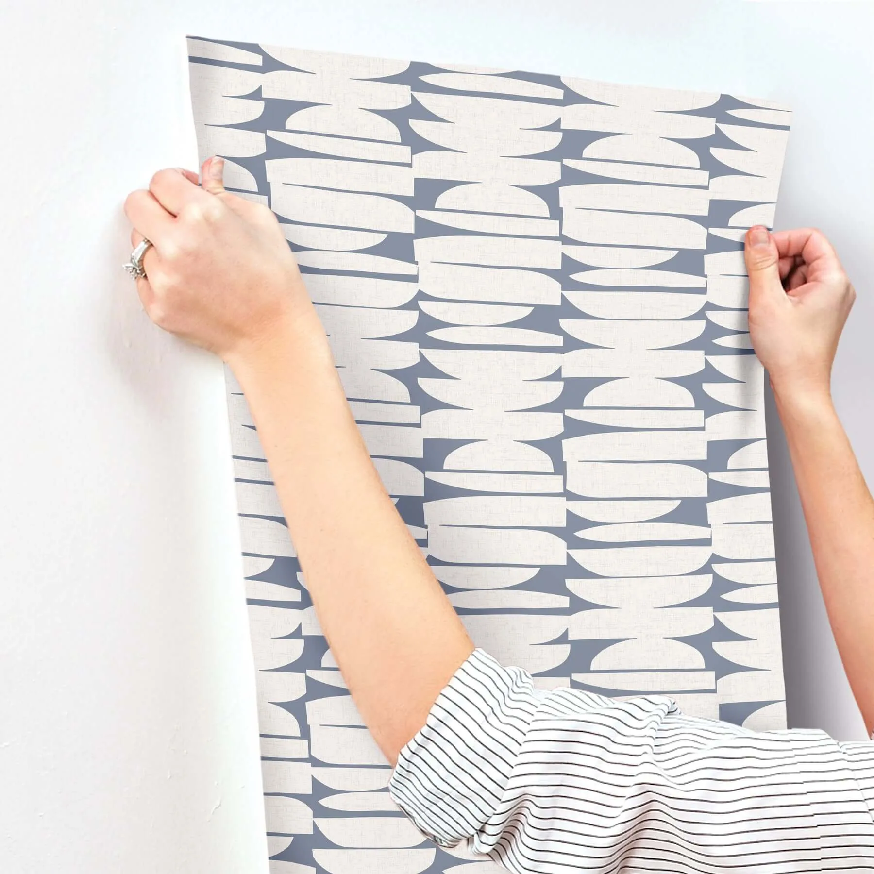 York Wallcoverings Lovely Libra wallpaper, color Sea, SKU MT5653