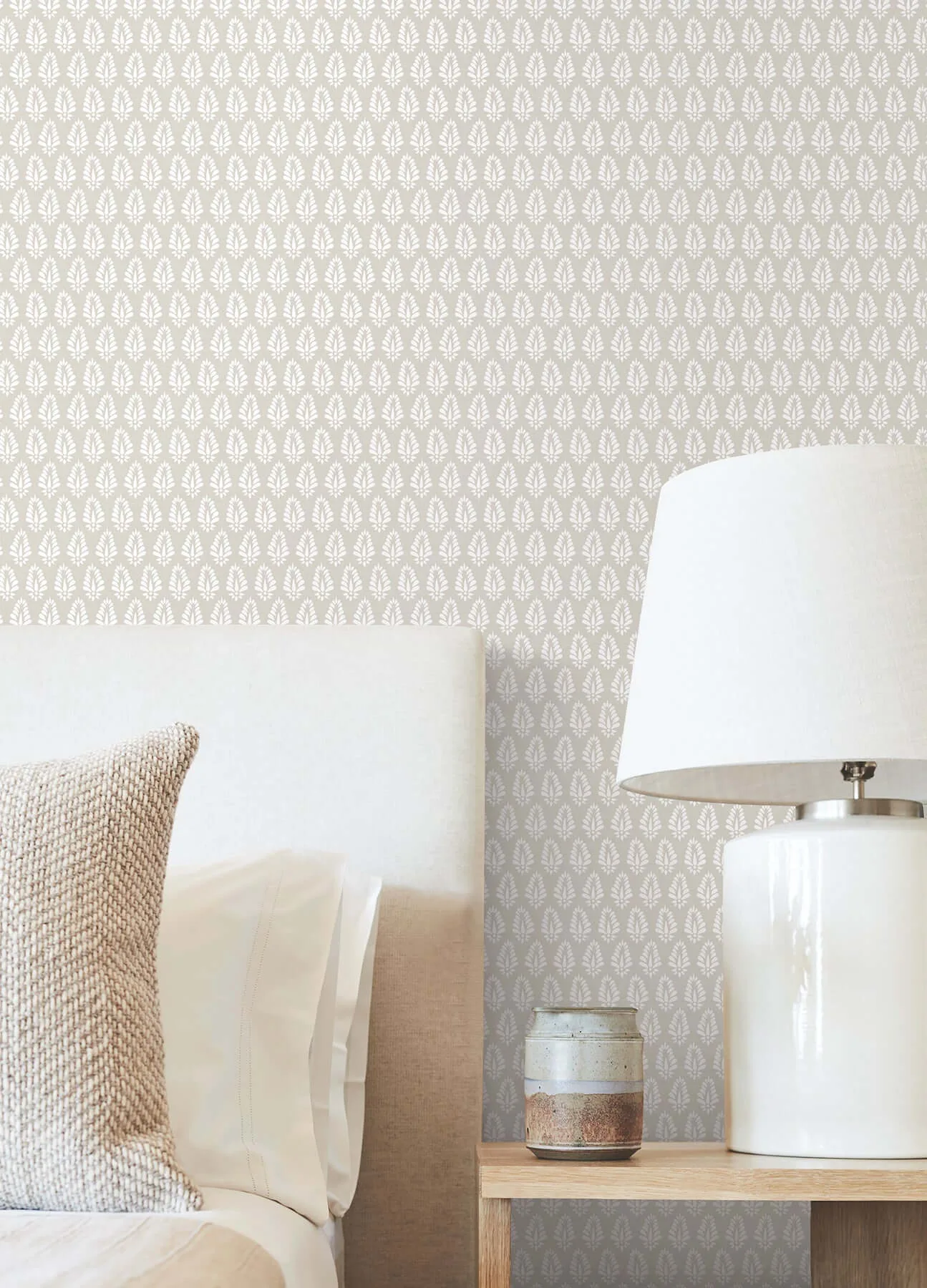 York Wallcoverings Mehndi wallpaper, color Taupe, SKU SP1522