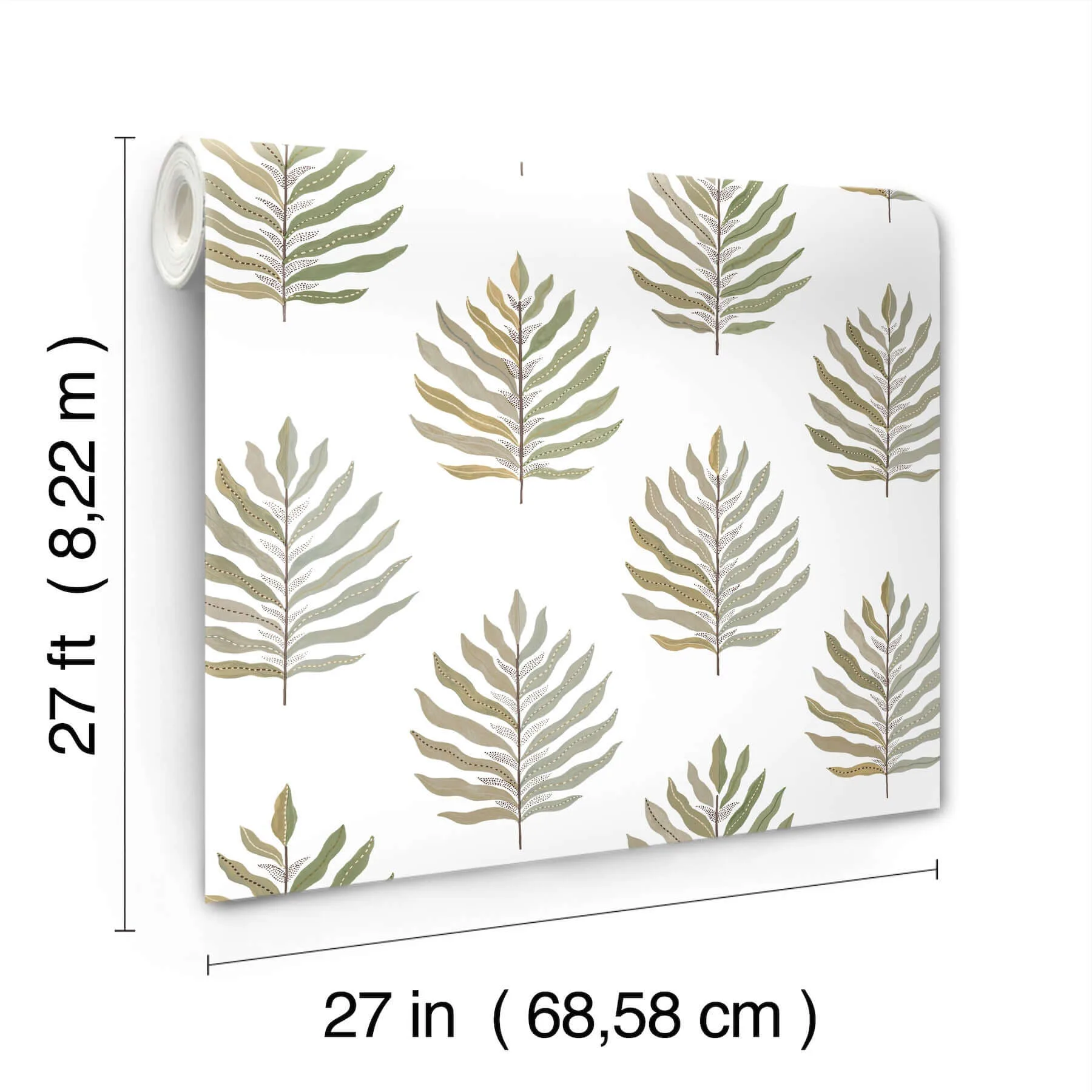 York Wallcoverings Miramar - Desert Palm Wallpaper | Buy Online York Wallcoverings Miramar wallpaper, color Desert Palm, SKU MT5603
