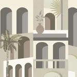 York Wallcoverings Monte Vista wallpaper, color Sand & Fog, SKU MT5618