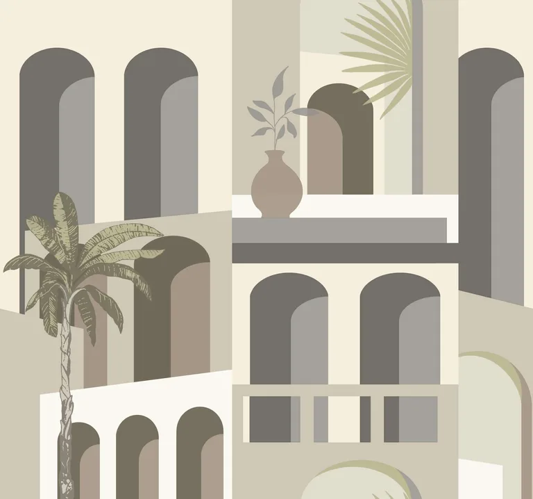 York Wallcoverings Monte Vista wallpaper, color Sand & Fog, SKU MT5618