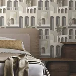 York Wallcoverings Monte Vista wallpaper, color Sand & Fog, SKU MT5618