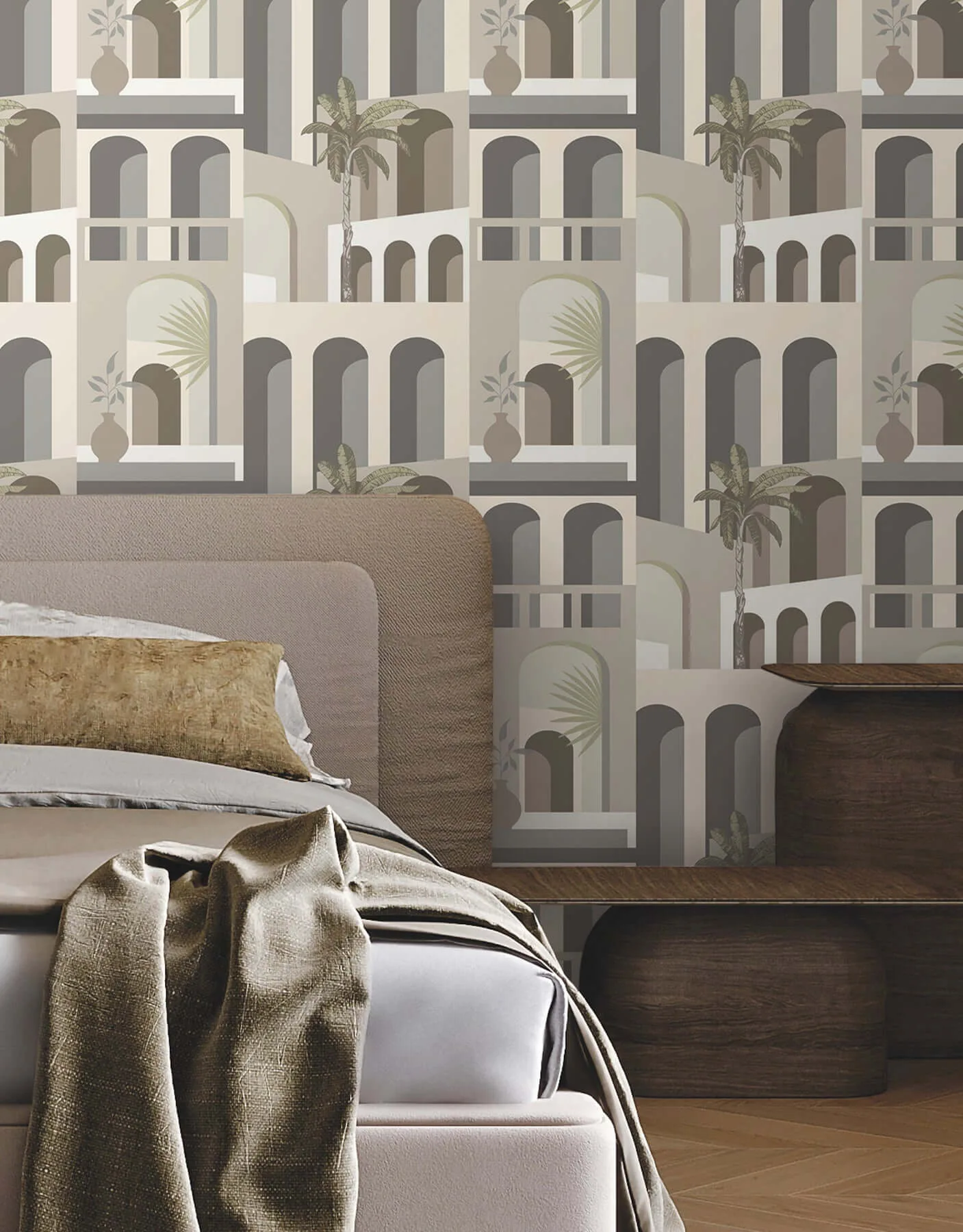 York Wallcoverings Monte Vista wallpaper, color Sand & Fog, SKU MT5618