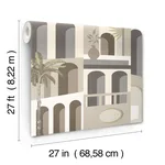 York Wallcoverings Monte Vista wallpaper, color Sand & Fog, SKU MT5618