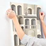 York Wallcoverings Monte Vista wallpaper, color Sand & Fog, SKU MT5618