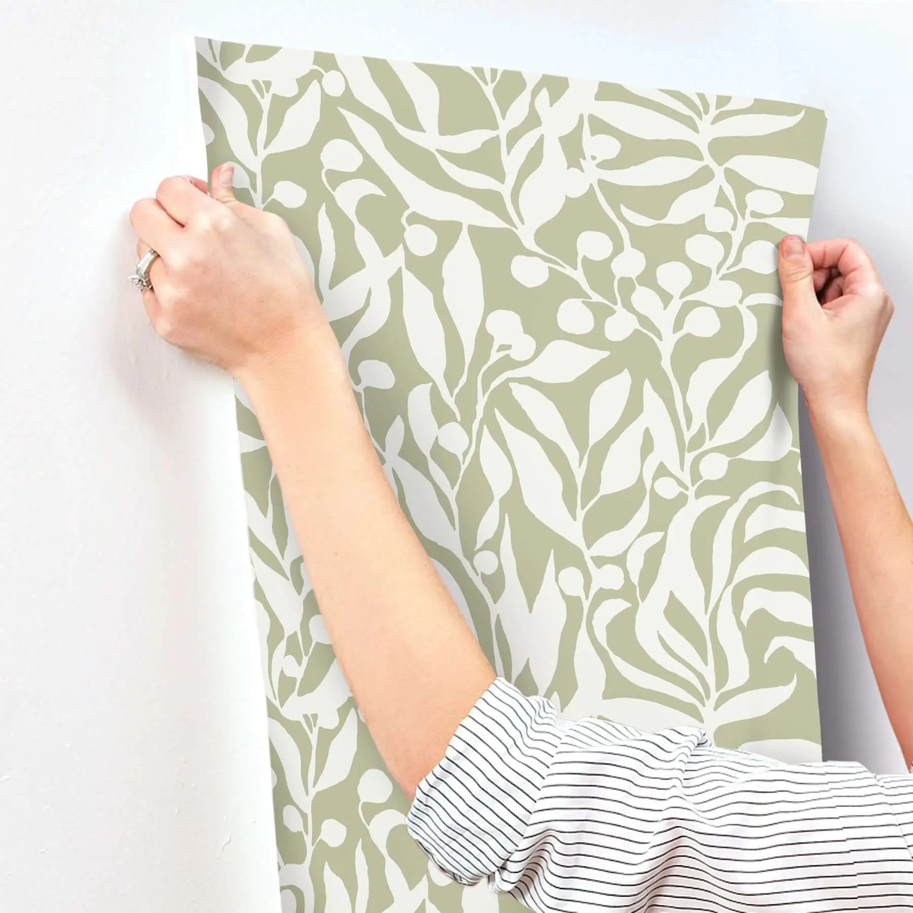York Wallcoverings Olive Mill - Palm Wallpaper | Buy Online York Wallcoverings Olive Mill wallpaper, color Palm, SKU MT5614
