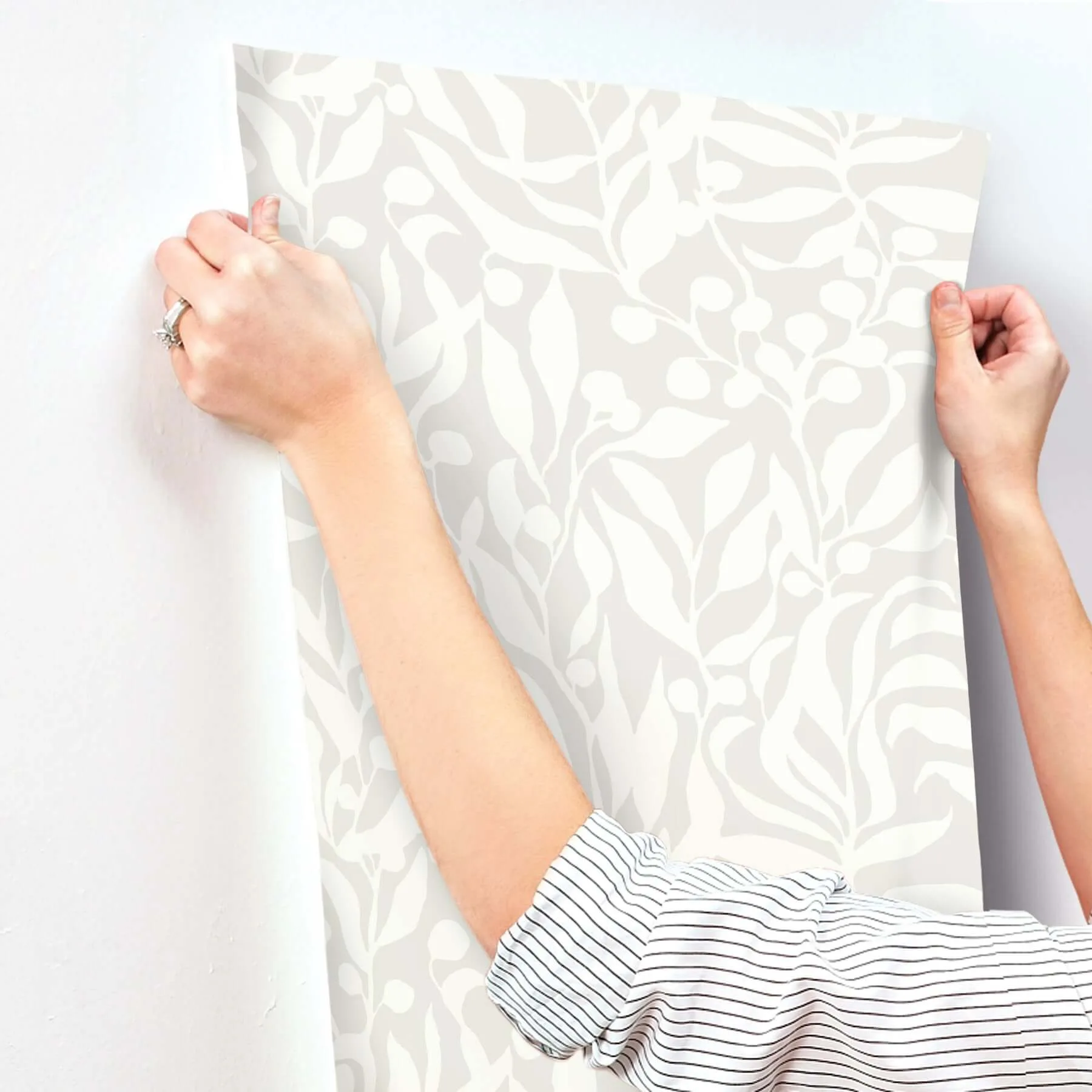 York Wallcoverings Olive Mill - Salt Wallpaper | Buy Online York Wallcoverings Olive Mill wallpaper, color Salt, SKU MT5615