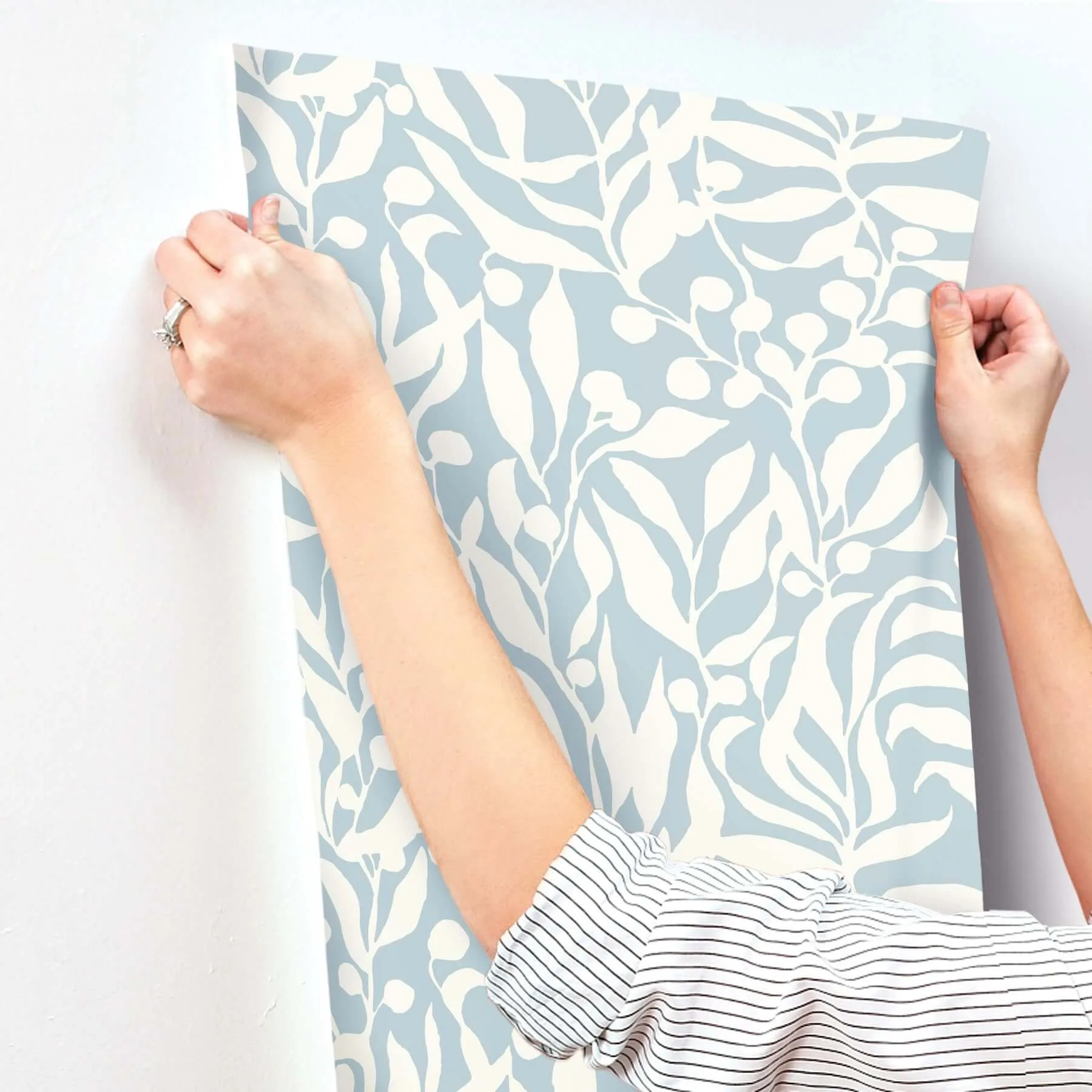 York Wallcoverings Olive Mill - Sky Blue Wallpaper | Buy Online York Wallcoverings Olive Mill wallpaper, color Sky Blue, SKU MT5612