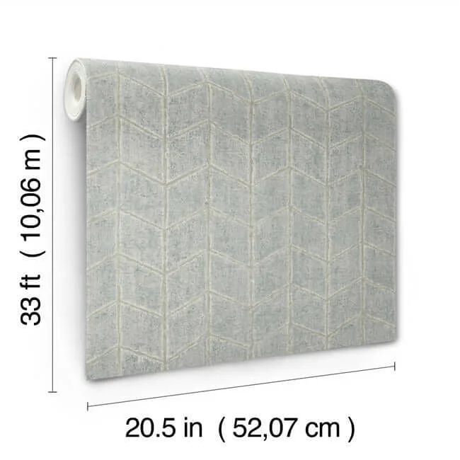 York Wallcoverings Flatiron Geometric - Grey Sky Wallpaper | Buy Online York Wallcoverings Flatiron Geometric wallpaper, color Grey Sky, SKU OI0641