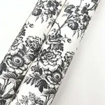 York Wallcoverings Anemone Toile wallpaper, color Black, SKU RT7875