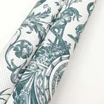 York Wallcoverings Avian Fountain Toile - Jade Wallpaper | Buy Online York Wallcoverings Avian Fountain Toile wallpaper, color Jade, SKU RT7811
