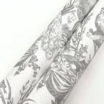 York Wallcoverings Avian Fountain Toile - Grey Wallpaper | Buy Online York Wallcoverings Avian Fountain Toile wallpaper, color Grey, SKU RT7815