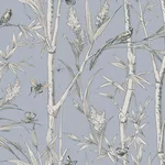 York Wallcoverings Bambou Toile - Sky Blue Wallpaper | Buy Online York Wallcoverings Bambou Toile wallpaper, color Sky Blue, SKU RT7833
