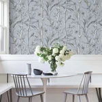 York Wallcoverings Bambou Toile - Sky Blue Wallpaper | Buy Online York Wallcoverings Bambou Toile wallpaper, color Sky Blue, SKU RT7833
