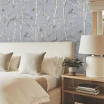 York Wallcoverings Bambou Toile - Sky Blue Wallpaper | Buy Online York Wallcoverings Bambou Toile wallpaper, color Sky Blue, SKU RT7833
