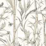 York Wallcoverings Bambou Toile - White Wallpaper | Buy Online York Wallcoverings Bambou Toile wallpaper, color White, SKU RT7836