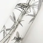 York Wallcoverings Bambou Toile - White Wallpaper | Buy Online York Wallcoverings Bambou Toile wallpaper, color White, SKU RT7836