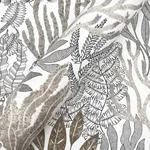 York Wallcoverings Coral Leaves wallpaper, color Taupe & Black, SKU RT7802