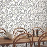 York Wallcoverings Limoncello Toile - Black Wallpaper | Buy Online York Wallcoverings Limoncello Toile wallpaper, color Black, SKU RT7912