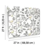York Wallcoverings Limoncello Toile - Black Wallpaper | Buy Online York Wallcoverings Limoncello Toile wallpaper, color Black, SKU RT7912