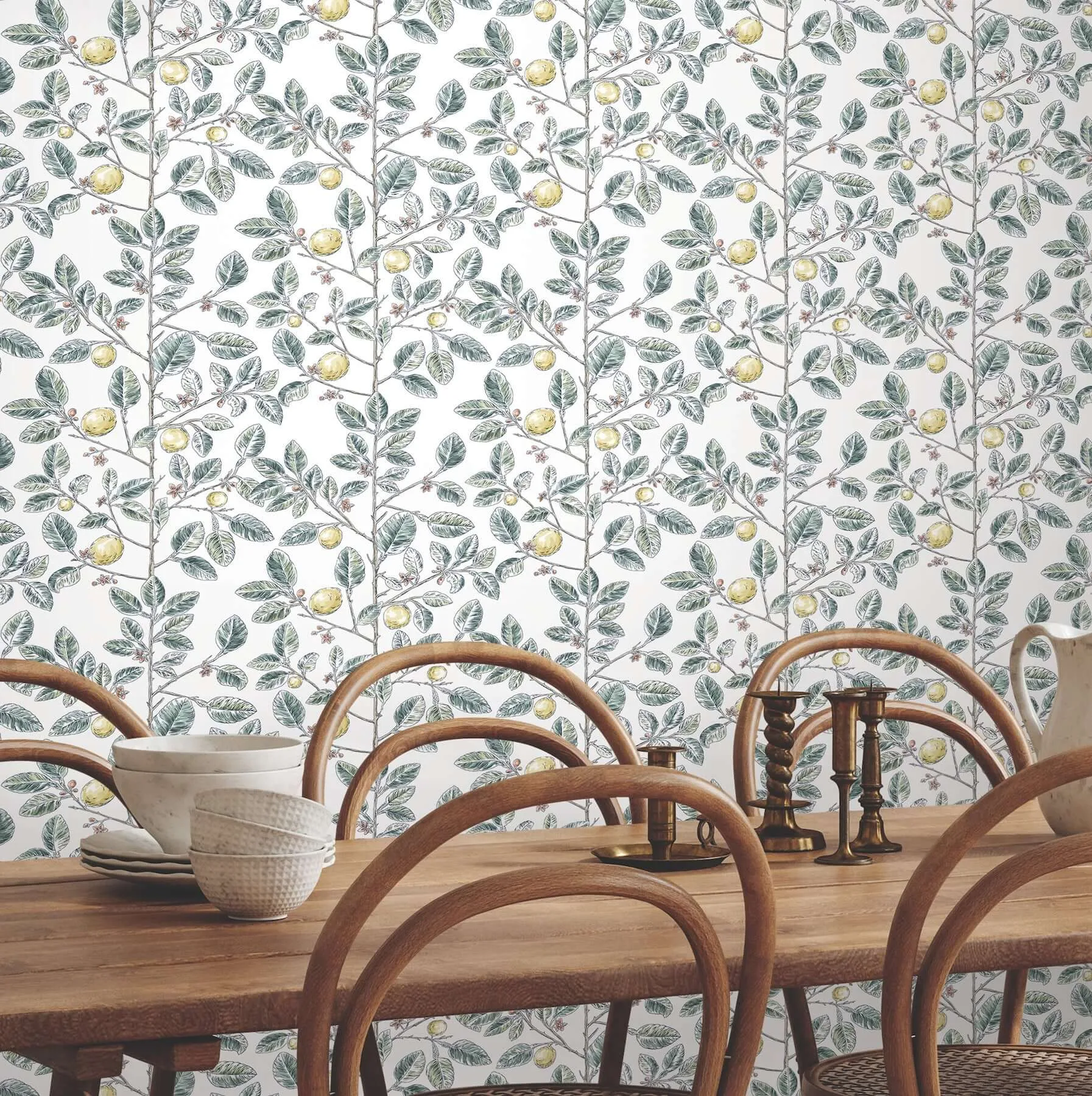 York Wallcoverings Limoncello Toile - Forest Wallpaper | Buy Online York Wallcoverings Limoncello Toile wallpaper, color Forest, SKU RT7914