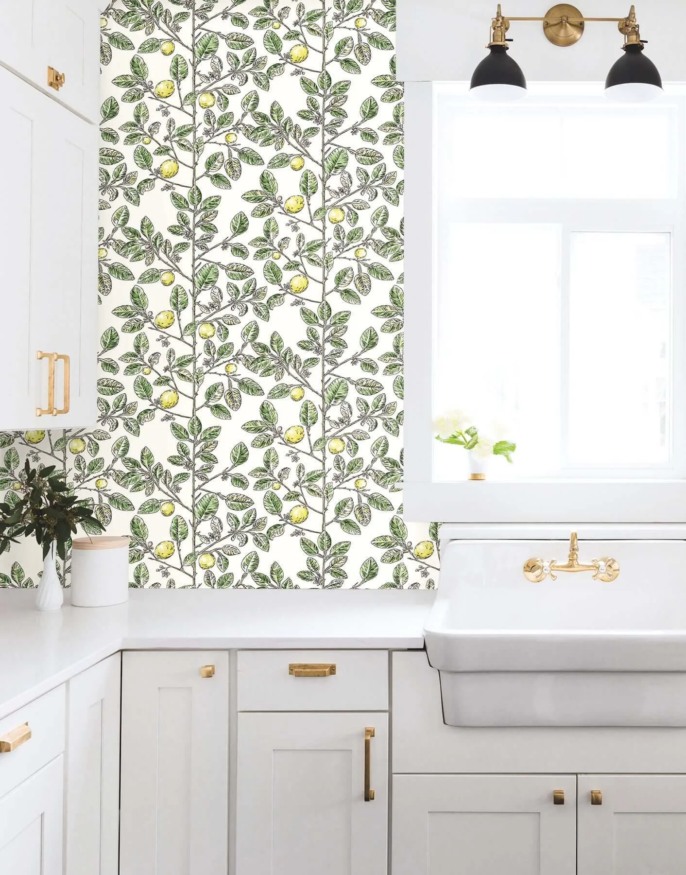 York Wallcoverings Limoncello Toile wallpaper, color Green, SKU RT7911