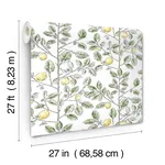 York Wallcoverings Limoncello Toile - Green Wallpaper | Buy Online York Wallcoverings Limoncello Toile wallpaper, color Green, SKU RT7911