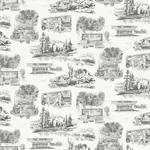 York Wallcoverings Modern Vista Toile - Black Wallpaper | Buy Online York Wallcoverings Modern Vista Toile wallpaper, color Black, SKU RT7861