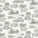 York Wallcoverings Modern Vista Toile wallpaper, color Evergreen, SKU RT7863