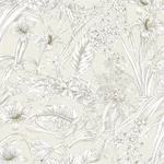 York Wallcoverings Orchid Conservatory Toile wallpaper, color Beige & Taupe, SKU RT7883