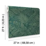 York Wallcoverings Palm Cove Toile - Emerald Forest Wallpaper | Buy Online York Wallcoverings Palm Cove Toile wallpaper, color Emerald Forest, SKU RT7924