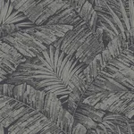 York Wallcoverings Palm Cove Toile - Silver & Black Wallpaper | Buy Online York Wallcoverings Palm Cove Toile wallpaper, color Silver & Black, SKU RT7923