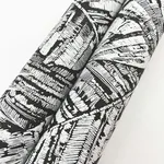 York Wallcoverings Palm Cove Toile - White & Black Wallpaper | Buy Online York Wallcoverings Palm Cove Toile wallpaper, color White & Black, SKU RT7921