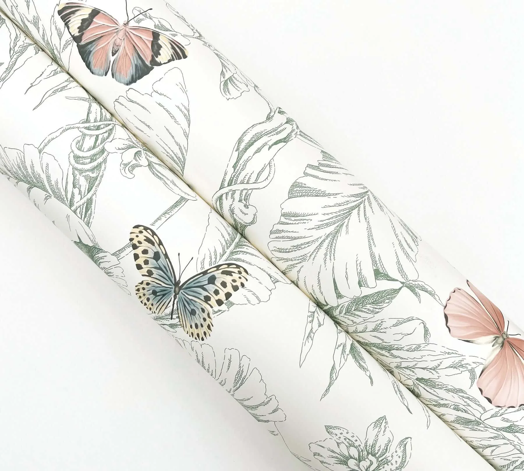 York Wallcoverings Papillon - Blush Wallpaper | Buy Online York Wallcoverings Papillon wallpaper, color Blush, SKU RT7930