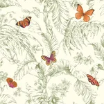 York Wallcoverings Papillon - Green Wallpaper | Buy Online York Wallcoverings Papillon wallpaper, color Green, SKU AF2027
