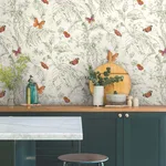 York Wallcoverings Papillon - Green Wallpaper | Buy Online York Wallcoverings Papillon wallpaper, color Green, SKU AF2027
