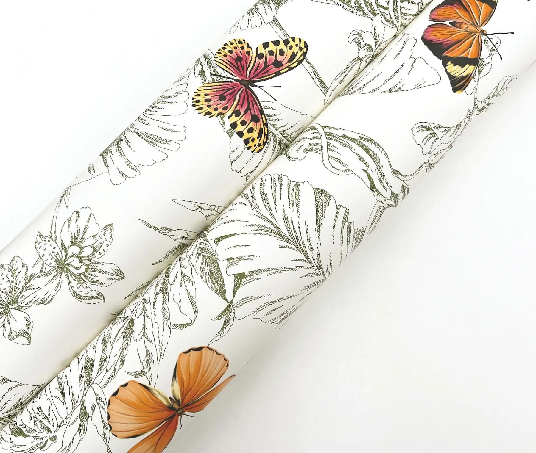 York Wallcoverings Papillon - Green Wallpaper | Buy Online York Wallcoverings Papillon wallpaper, color Green, SKU AF2027