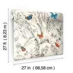 York Wallcoverings Papillon - Primary Wallpaper | Buy Online York Wallcoverings Papillon wallpaper, color Primary, SKU AF2025