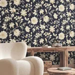 York Wallcoverings Sutton - Black Wallpaper | Buy Online York Wallcoverings Sutton wallpaper, color Black, SKU RT7824