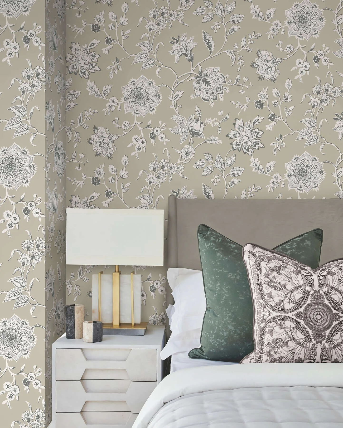 York Wallcoverings Sutton - Taupe Wallpaper | Buy Online York Wallcoverings Sutton wallpaper, color Taupe, SKU RT7822