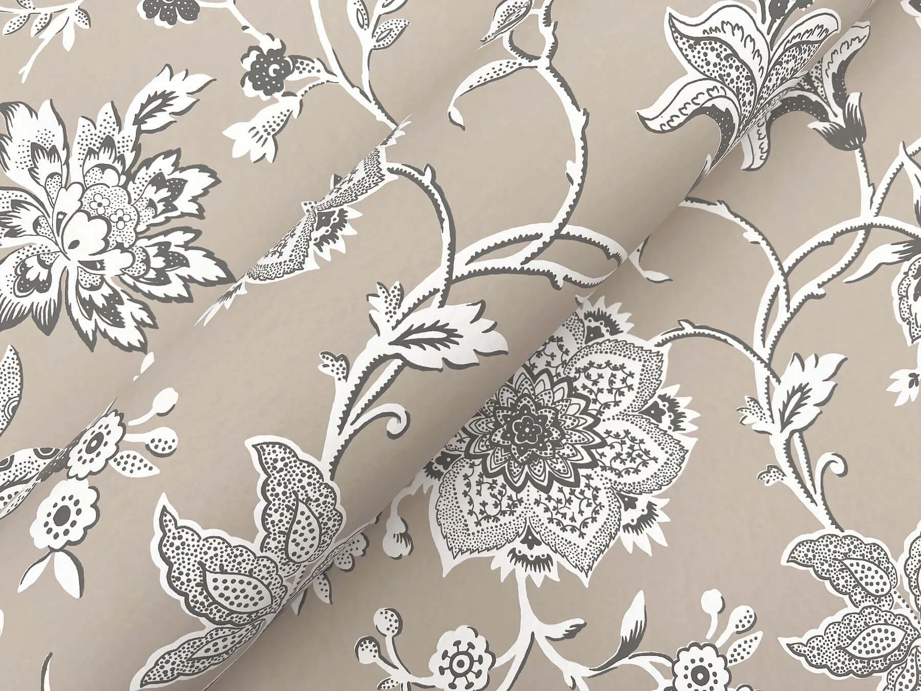 York Wallcoverings Sutton - Taupe Wallpaper | Buy Online York Wallcoverings Sutton wallpaper, color Taupe, SKU RT7822