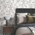 York Wallcoverings Tropical Sketch Toile - Brown Wallpaper | Buy Online York Wallcoverings Tropical Sketch Toile wallpaper, color Brown, SKU RT7843