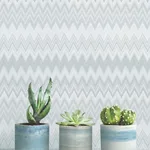 York Wallcoverings Zig Zag wallpaper, color White, SKU PSW1640RL