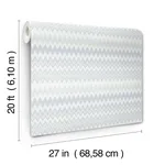 York Wallcoverings Zig Zag wallpaper, color White, SKU PSW1640RL
