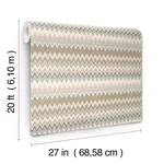 York Wallcoverings Zig Zag - Green Wallpaper | Buy Online York Wallcoverings Zig Zag wallpaper, color Green, SKU PSW1642RL